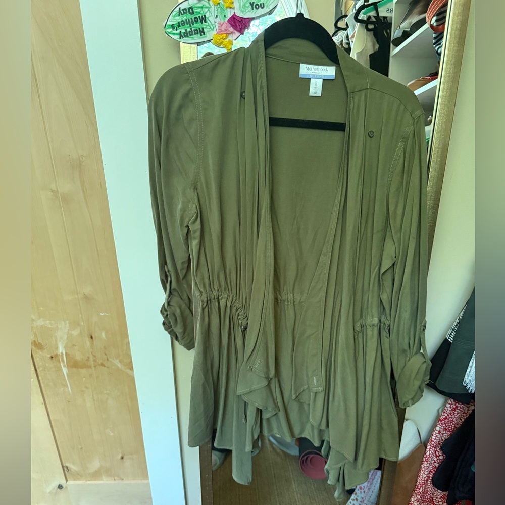 Motherhood Maternity Olive Green Tunic